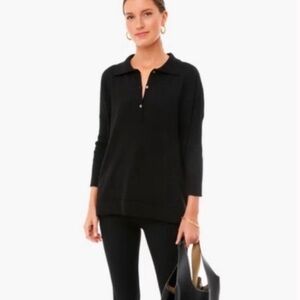 Tuckernuck Black Clayton Knit Polo